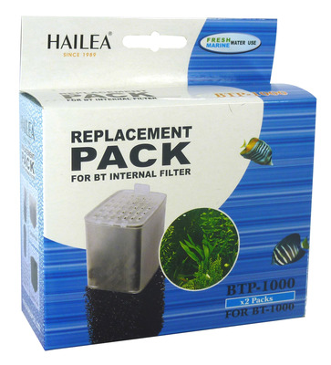 Hailea BT Internal Filter Cartridge and Foam BT-1000