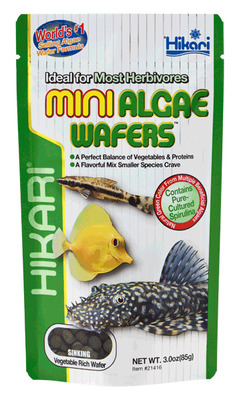 Hikari Mini Algae Wafer Fish Food 85g