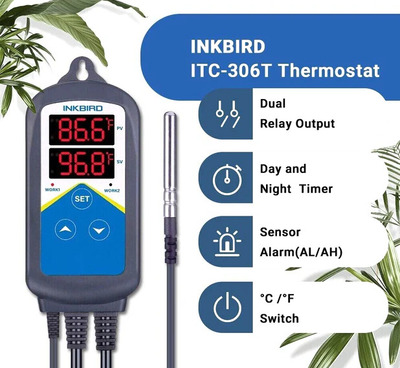 Inkbird Temperature Controller ITC-306T Heating Only