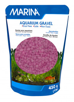 Marina Decorative Aquarium Gravel 450g Pink