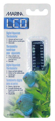 Marina Digital Aquarium Thermometer Blue