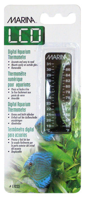 Marina Digital Aquarium Thermometer Green