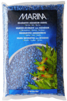 Marina Decorative Aquarium Gravel 2kg Blue