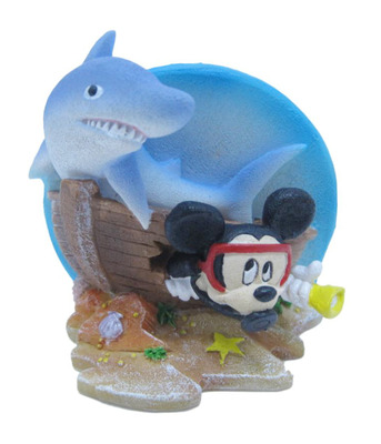 Mickey Mouse Friends Ornament Mickey Shipwreck With Shark The