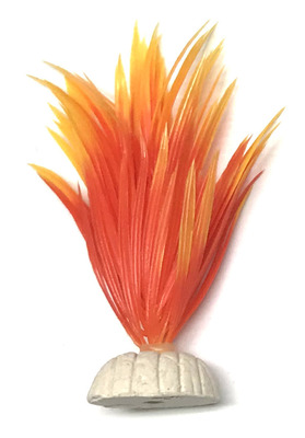 Mini Rush Grass Plant Orange/Yellow