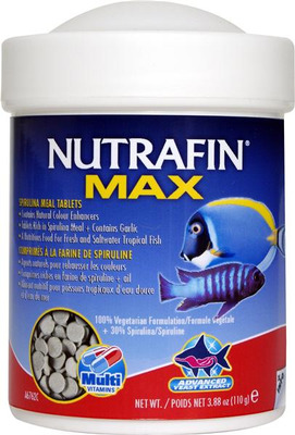 Nutrafin Max Spirulina Tablet Fish Food 110g