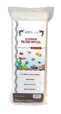 Orca Superior Filter Wool Sheet Media 12x91cm
