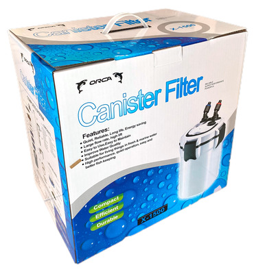 Orca X-1500 Aquarium Canister Filter 1500L/hr White