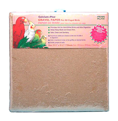 20Pcs Bird Cage Sandpaper Liner Sheets Pet Gravel Paper