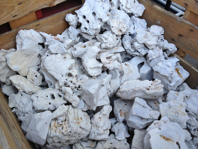 Bulk White Holey Rock 10kg