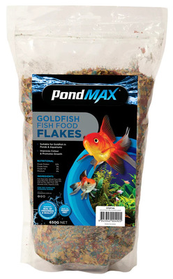 PondMAX Goldfish Fish Food Flakes 650g
