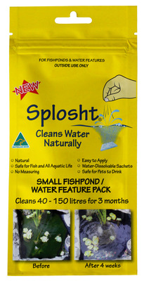 Splosht Small Fish Pond / Water Feature Pack 3 Month Treatment