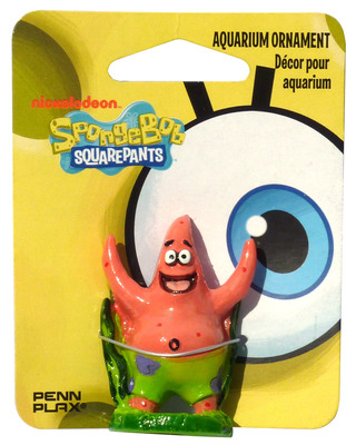 Penn-Plax Spongebob Squarepants Resin Replica Patrick - Mini
