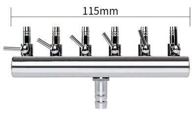 Stainless Steel Air Manifold 6 way