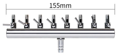 Stainless Steel Air Manifold 8 way