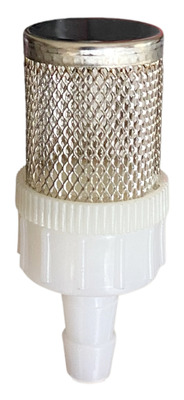 Aquarium Strainer Stainless Steel Barbed End 8mm