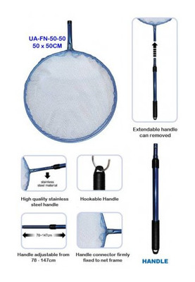 Up Aqua Square Telescopic Fish Net Large 50cm
