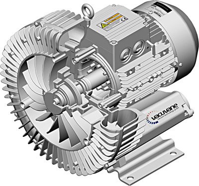 Vacuvane Side Channel Blower Single Phase Power 55000L/Hr 