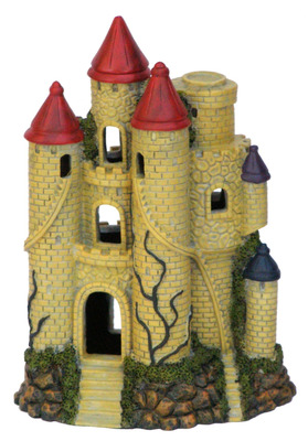 Water Works Classic Aquarium Castle Ornament 10 x 12.5 x17.5 cm h