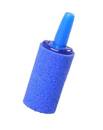 Blue Aquarium Air Stone Cylinder 14x25mm length