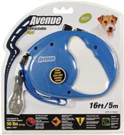 Avenue Retractable Dog Lead Small Blue 5m