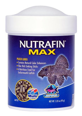 Nutrafin Max Pleco Logs Fish Food 95g