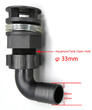 Aquarium 32mm Threaded Bulkhead 25mm dia outlet