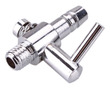 Aquarium Air Control Valve Stainless Steel Inline Threaded 1-Way