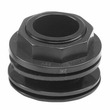 Aquarium Bulkhead with O Rings ABS 26.75mm Inner Diameter