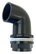 Aquarium Bulkhead with Elbow and O Rings 32mm Inner Dia