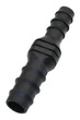 Aquarium Airline Barbed Hose Joiner/Reducer 16mm-12mm Black