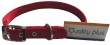 Cushion Nylon Dog Collar Red Medium 55-60cm