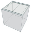 Standard Glass Aquarium Cube Tank 24 x 24 x 24inches Tank only