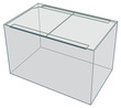 Standard Glass Aquarium 24 x 15 x 15inches high Tank only