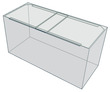 Standard Glass Aquarium 36 x 15 x 18inches high Tank Only