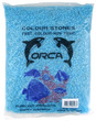 Orca Coloured Aquarium Stones Small pieces Pastel Blue 1kg