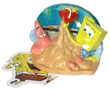 Penn-Plax Spongebob Squarepants Resin Replica Spongebob and Patrick in Sand